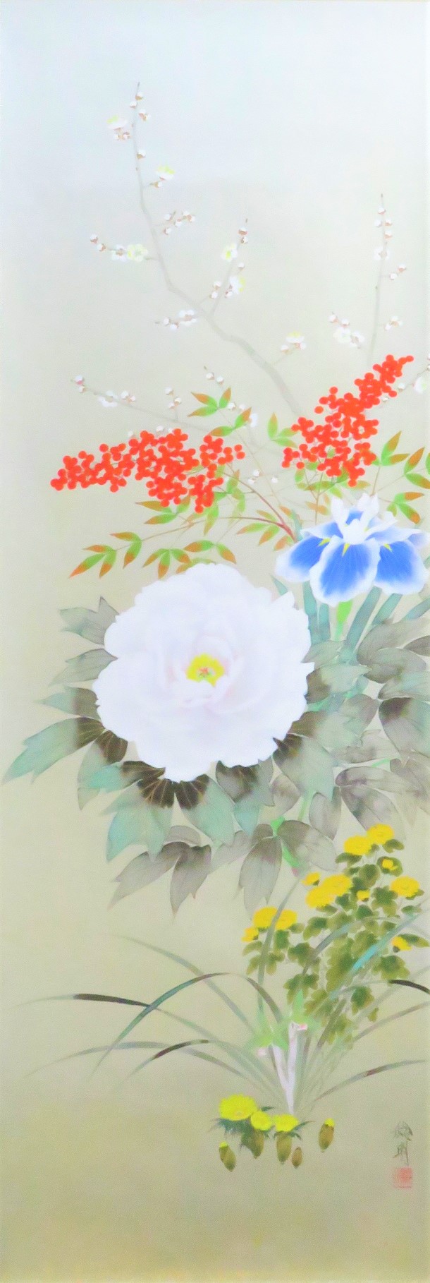 出口華凰作「四季花　　２