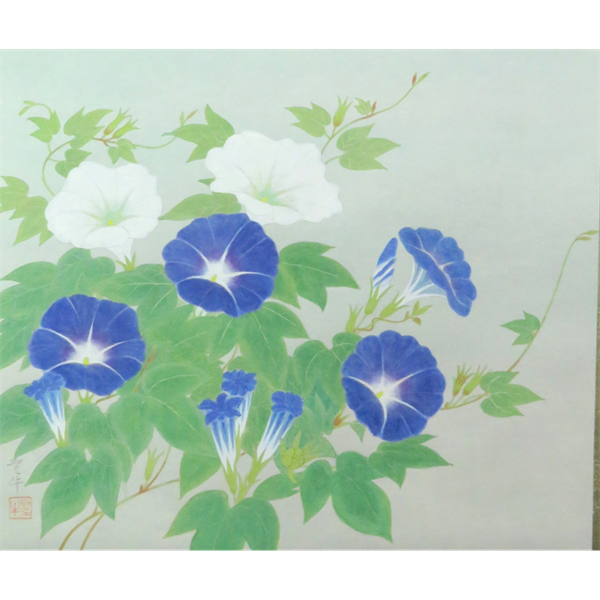 前川聖牛 「朝顔_R
