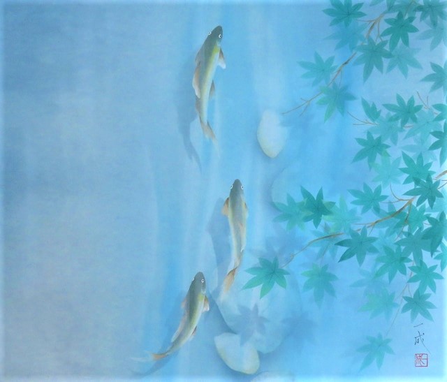 遠田一成    鮎　画像１